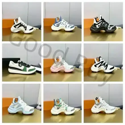 Louis Vuitton Archlight 1.0 Leather Low-Top Sneakers